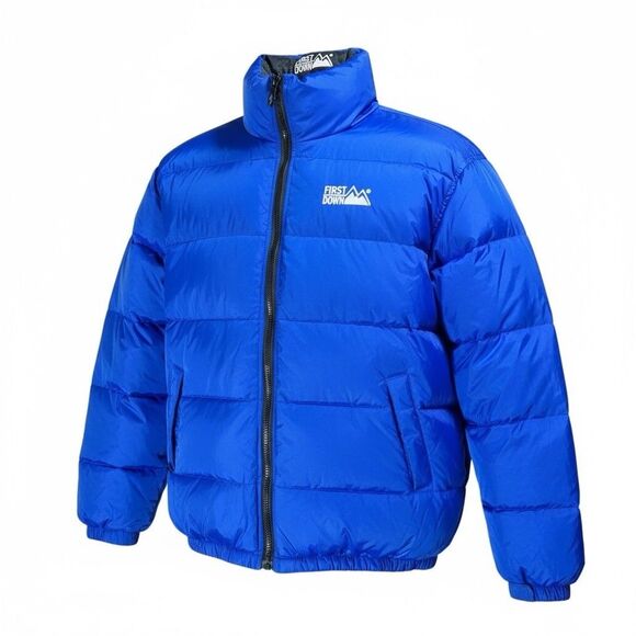 First Down Reversible Duck Down 600 Fill Zip Up Puffer Winter Parka Mens Sz XXL - Picture 1 of 8
